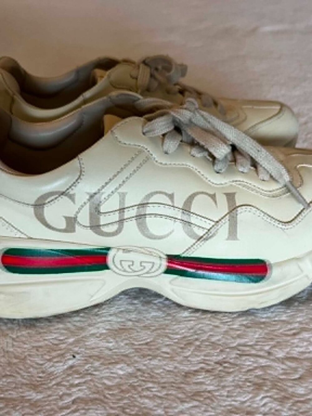 Gucci Rhyton Women's Sneakers Shoes size EU 40/US 9